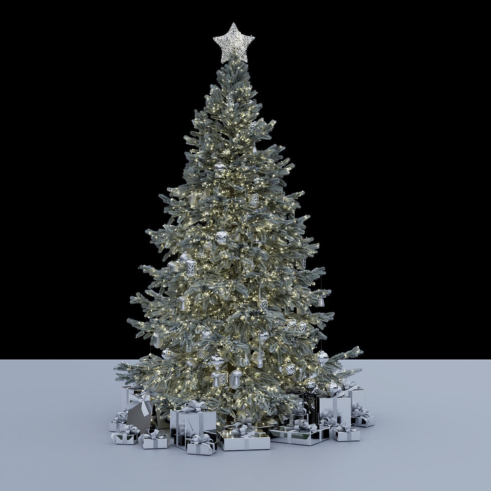Christmas Tree Build - WIP - Raw Render