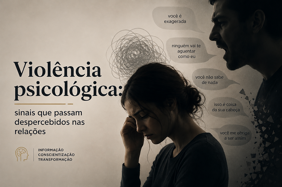 Violência psicológica: sinais que passam despercebidos nas relações