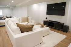 Basement Remodel (Bar, TV area, Playroom)