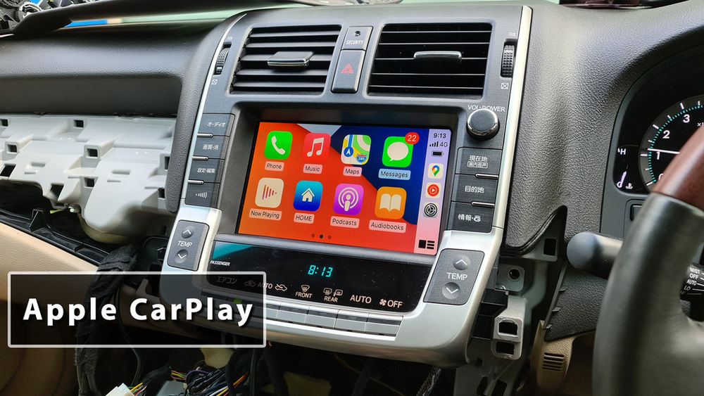 Apple CarPlay & Android Auto Integration Toyota Crown Majesta S200