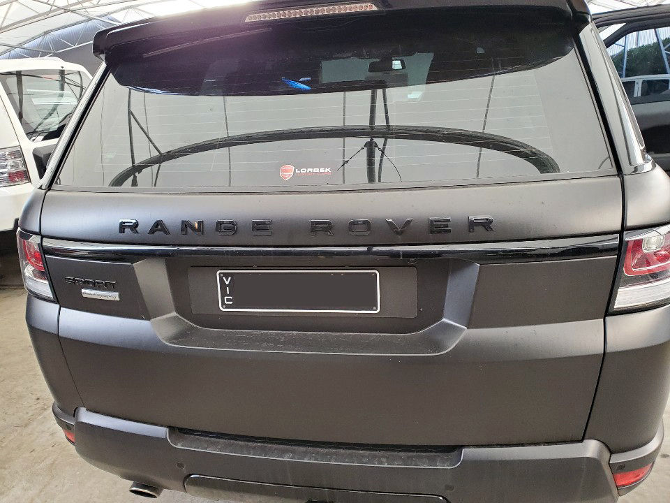 Range Rover Sports L494 Headrest DVD Player Installed Mongoose Q500