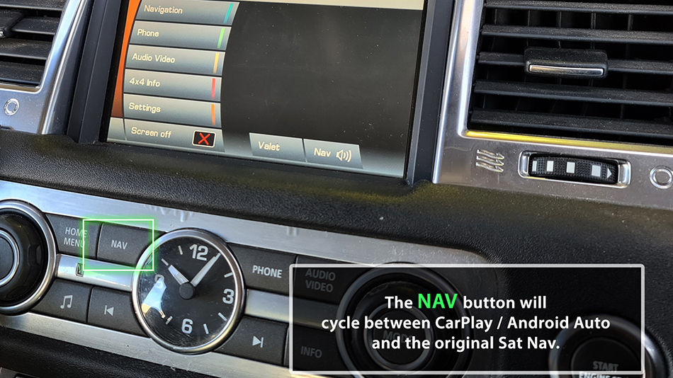 Range Rover Sport L320 Apple CarPlay & Android Auto Integration