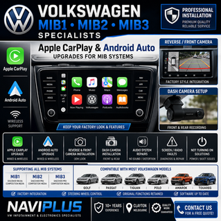 Upgrade your Volkswagen with the latest technology while keeping the factory look and functionality.