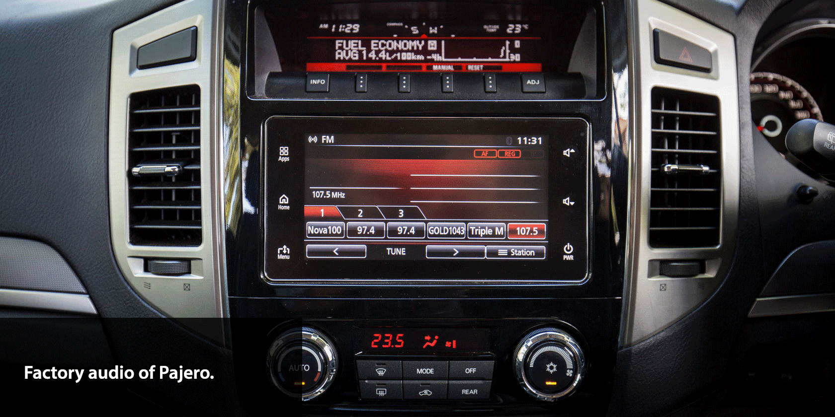 New Sat Nav upgrade for new Mitsubishi SUVS on top of CarPlay