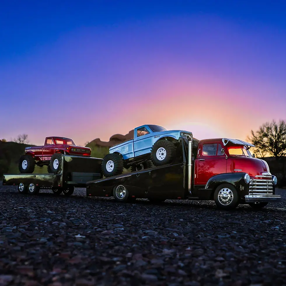 Thumbnail: RER22770 RED 1953 Chevrolet Cab Over Engine Hauler
