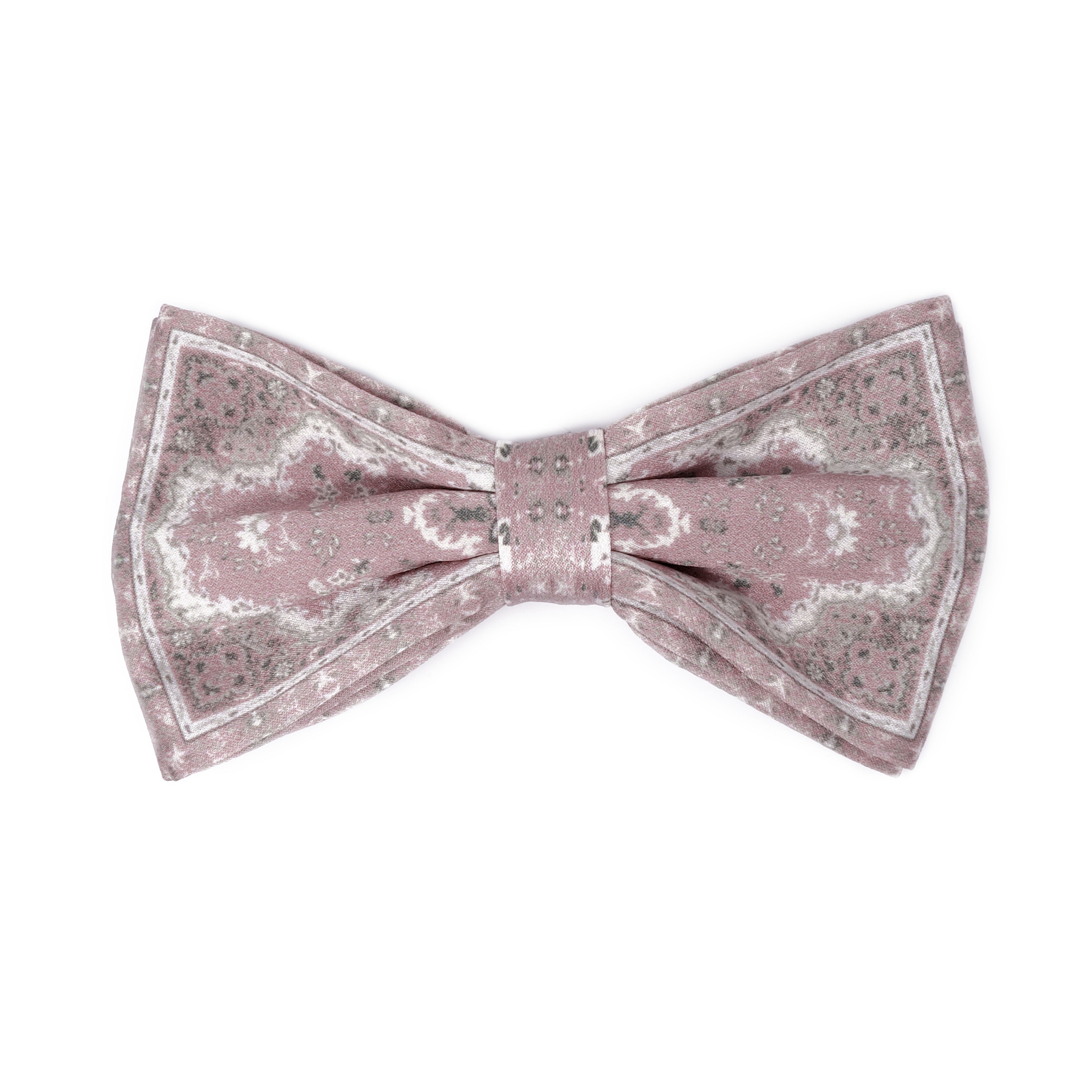 Boho Seiden Fliege - ROSÈ