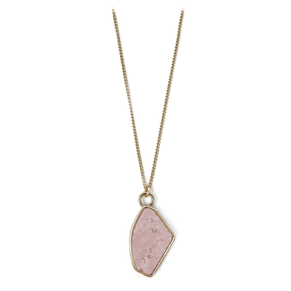 Miniaturbild: Kork Halskette fein Asymmetrisch - ROSE
