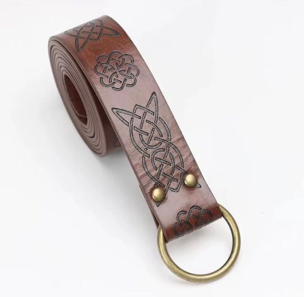 Miniatura: Cinto Medieval Cavaleiro Guerreiro Vikings