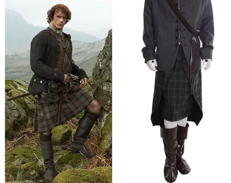 Miniatura: Fantasia Jamie Fraser de Outlander Cosplay