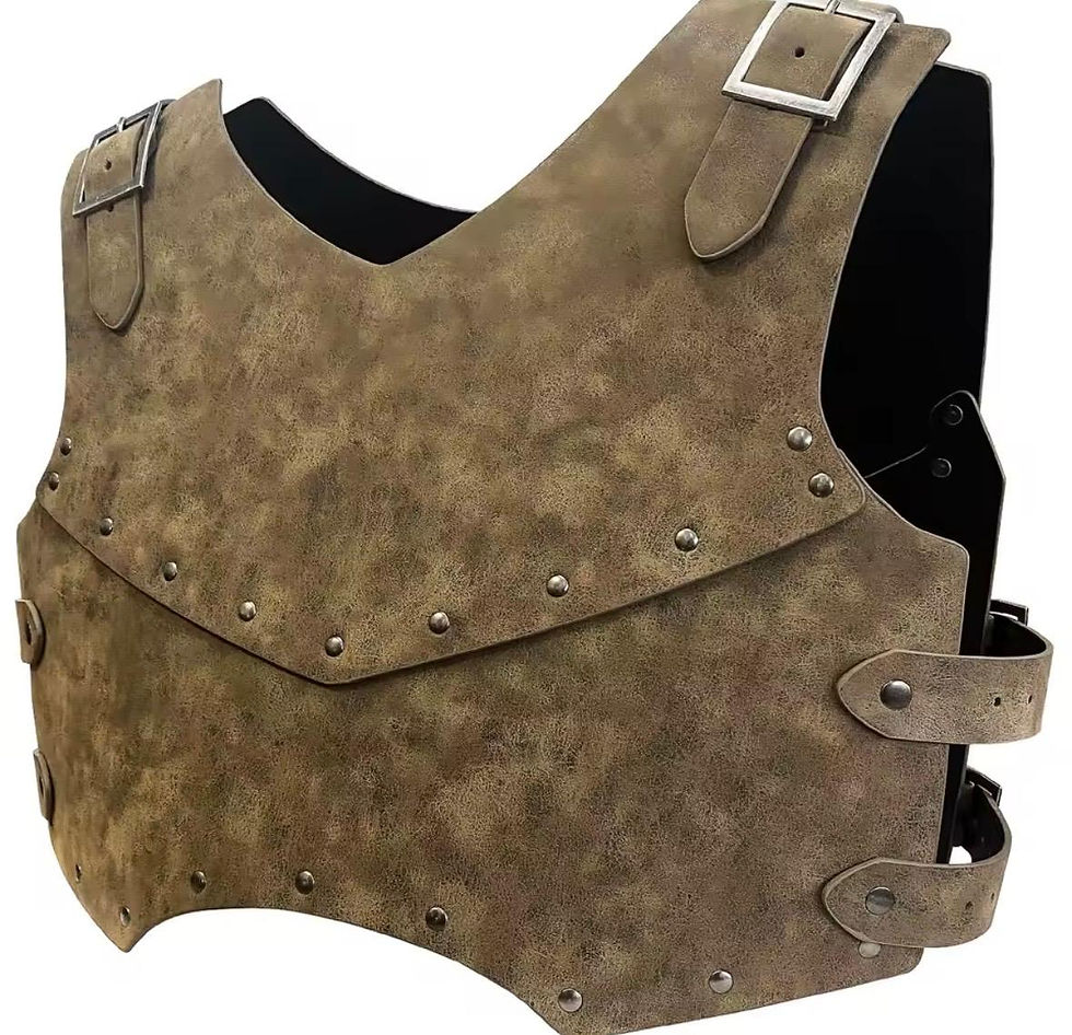 Miniatura: Armadura de Peito em Couro Sintético Medieval Cosplay