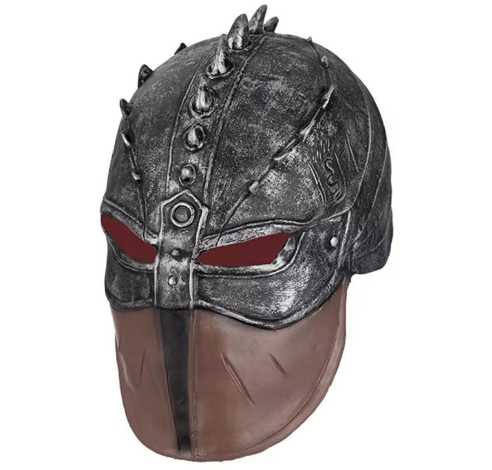 Miniatura: Máscara Capacete Guerreiro Medieval em Látex Cosplay