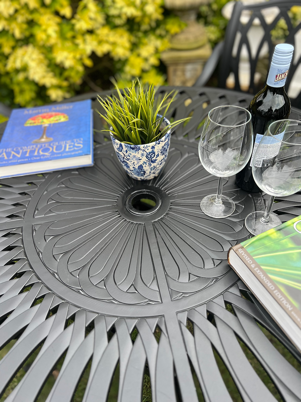 Thumbnail: Patio Set finished in Black