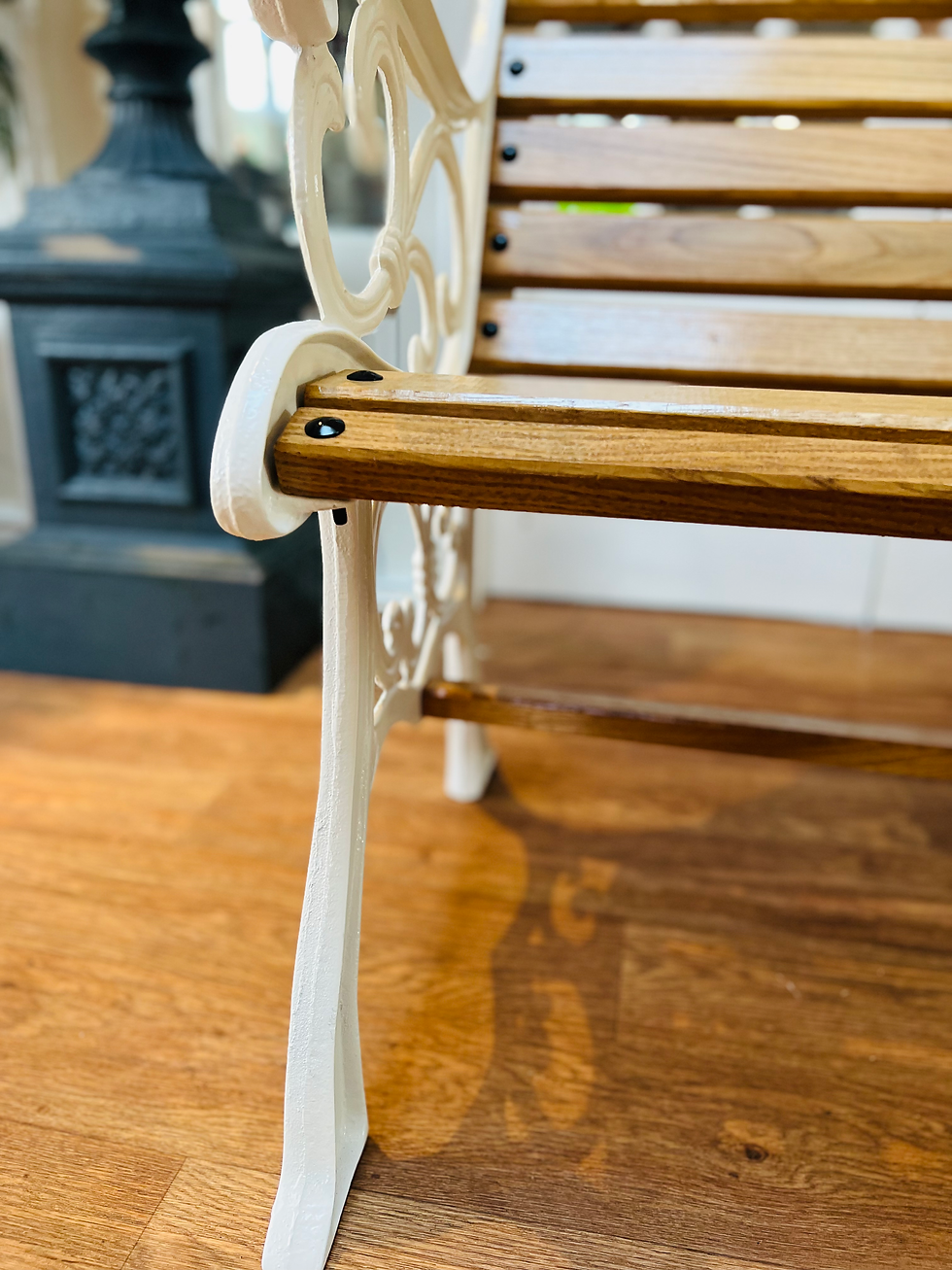 Thumbnail: Restored Fleur De Lis White Oak Slats