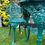 Thumbnail: Vilking and Crown Chair Patio Set in Green