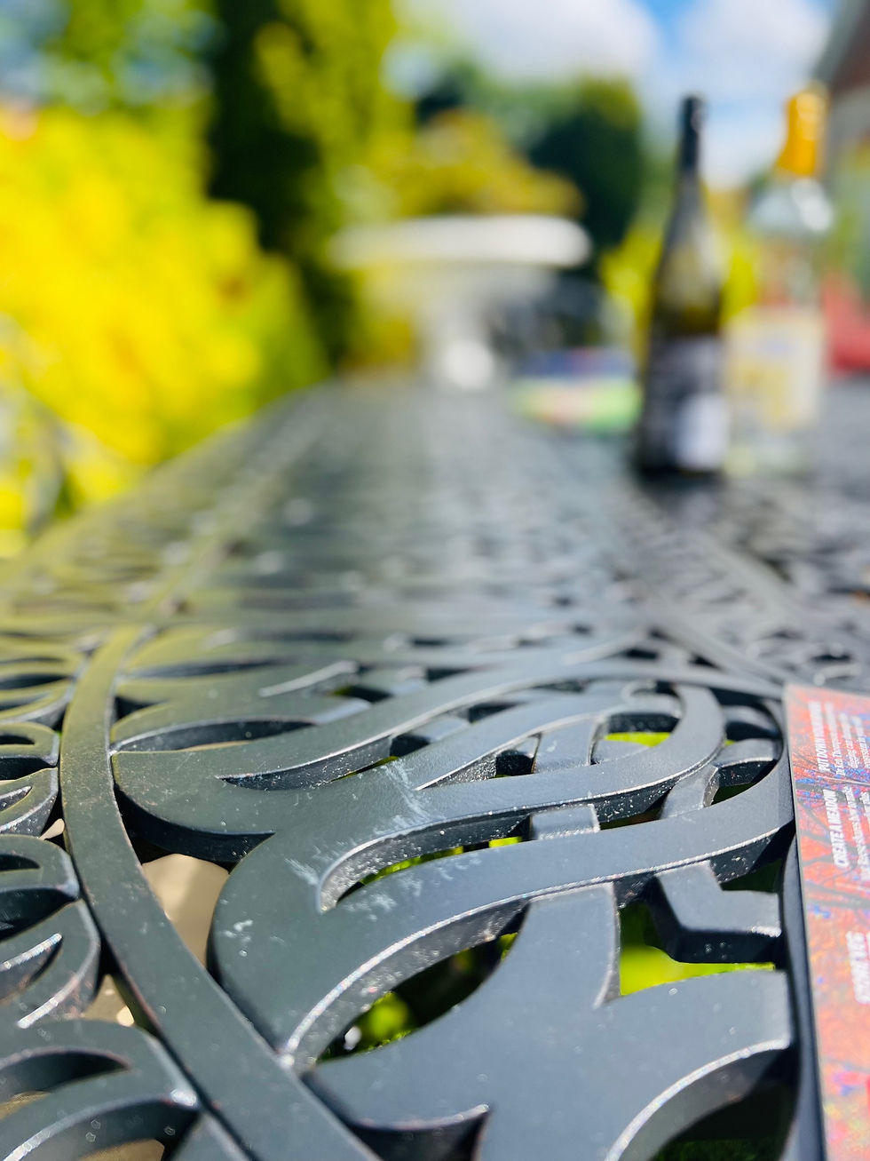 Thumbnail: Large Oval Patio Garden Set