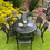 Thumbnail: Large Black 6 Seater Patio Set