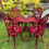 Thumbnail: Grape and Vine Cast Iron Patio Set