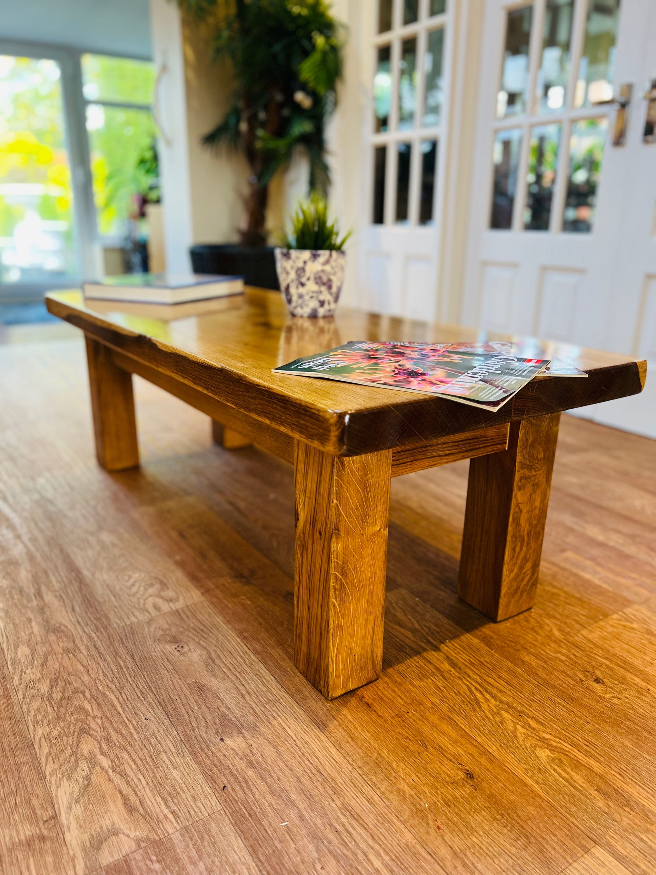Solid plank Coffee End Table