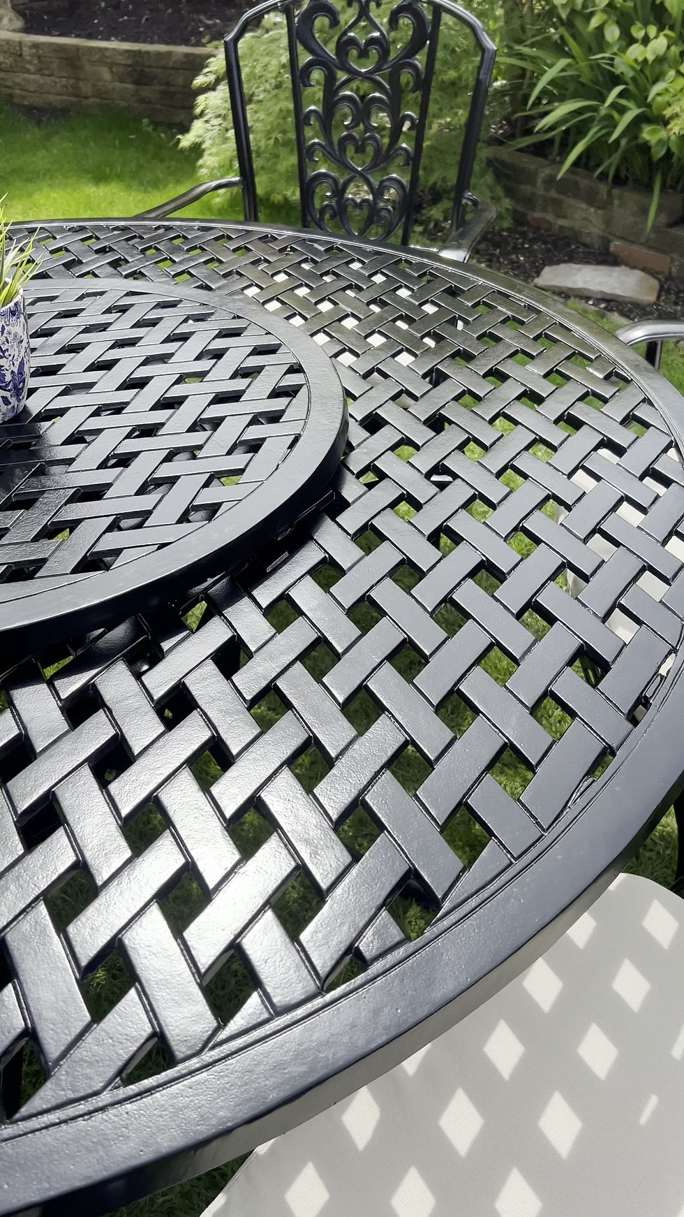 Thumbnail: Six Seater fully Restored Patio Set 