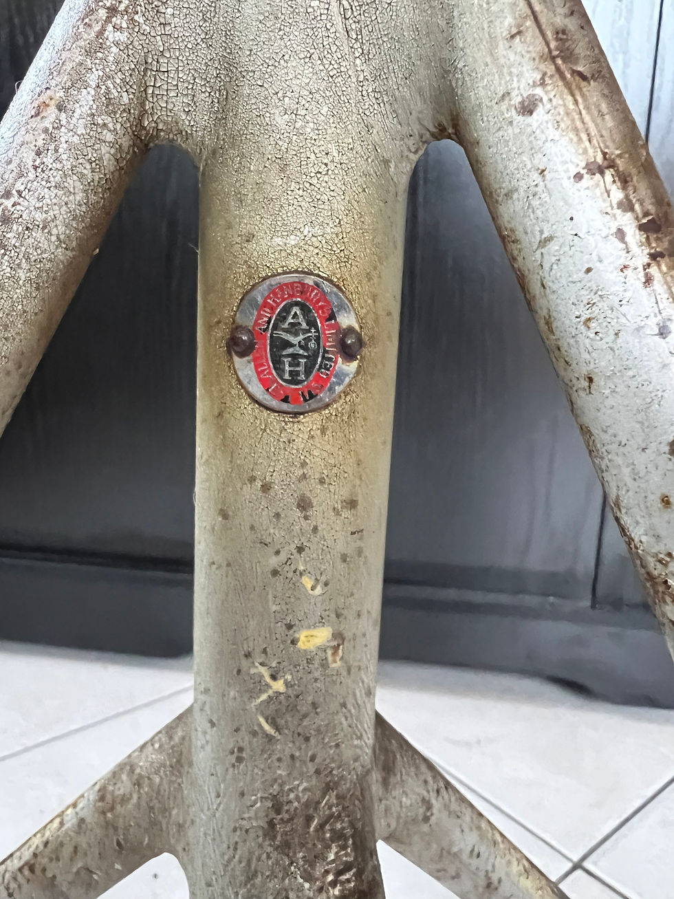Thumbnail: Industrial Stool with rotating adjustable Seat