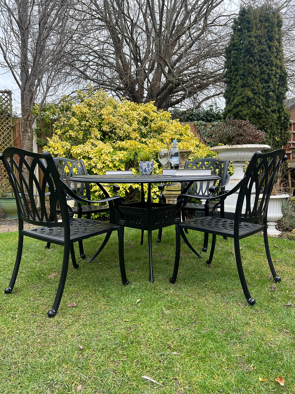 Thumbnail: Patio Set finished in Black