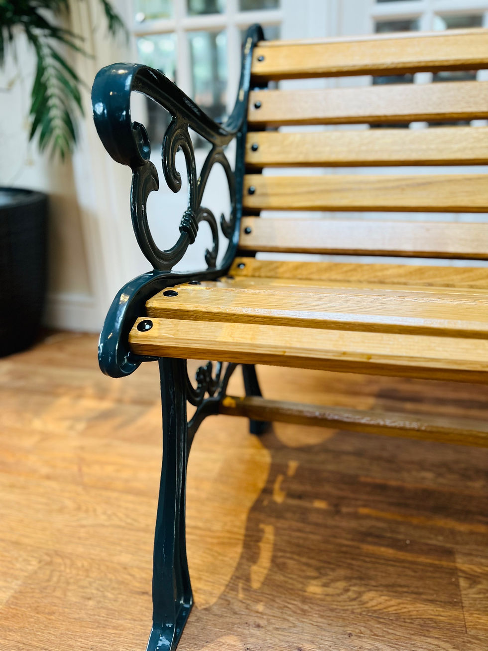 Thumbnail: Anthracite Grey Garden Bench