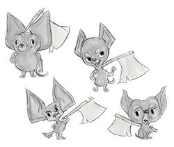 Battle Axe Chihuahua Character Designs