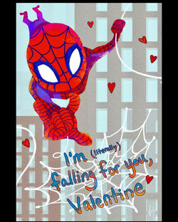 Spiderman Greeting Card