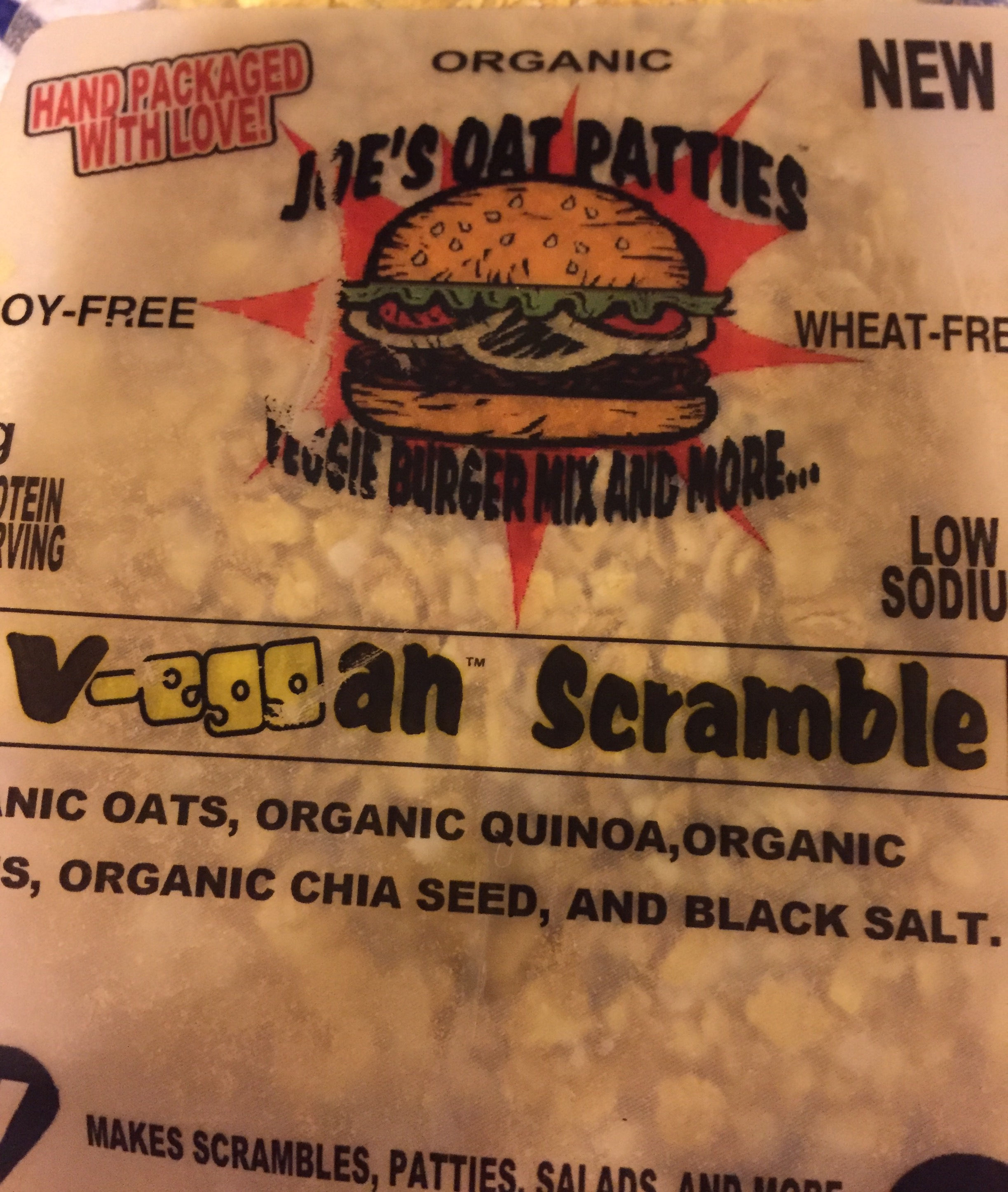 Joe's Oat Patties Veggan Scramble