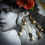 Thumbnail: Moonlit Parlor – Hand formed brass and crystal earrings