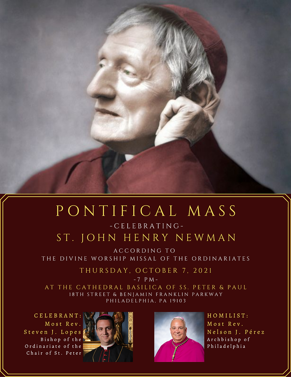 Pontifical Mass celebrating St. John Henry Newman