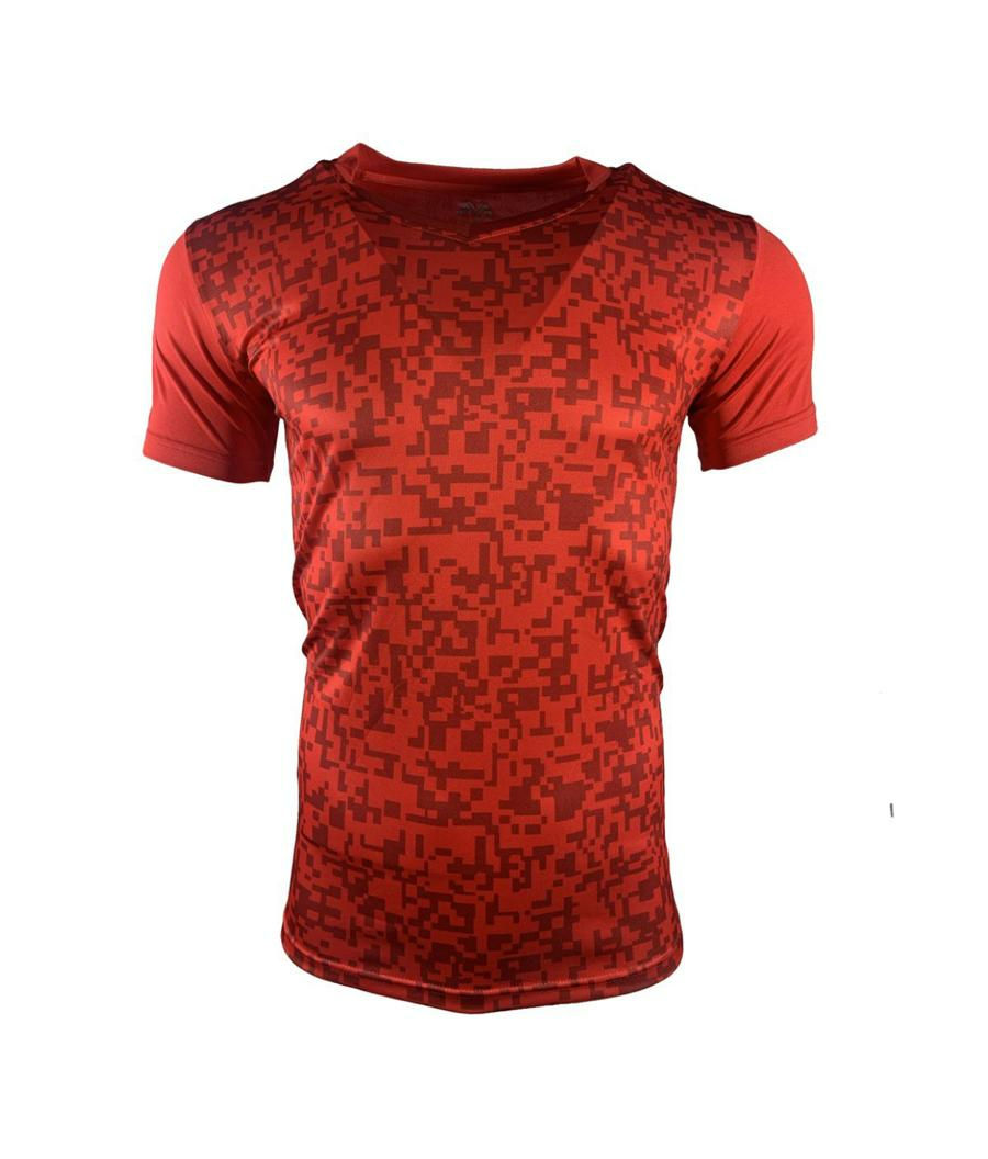 Mitzuma Men's Streaker Running T-Shirt - Red
