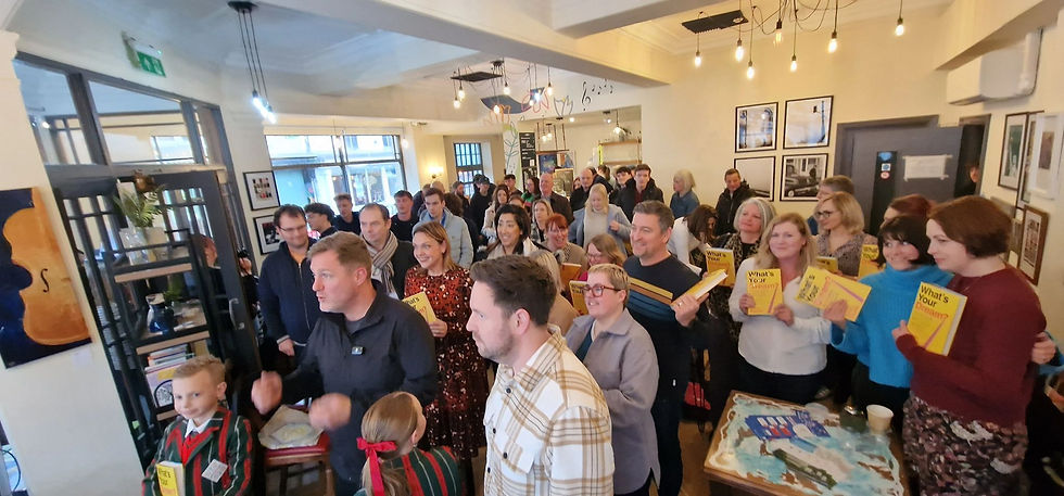 Hosting Simon Squibb back in his hometown for a book launch at the Citizen Hub in St Neots