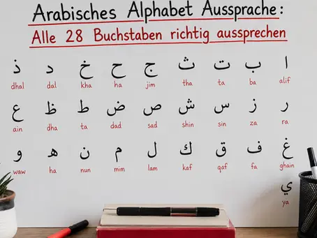 Arabisches Alphabet Aussprache: Alle 28 Buchstaben richtig aussprechen