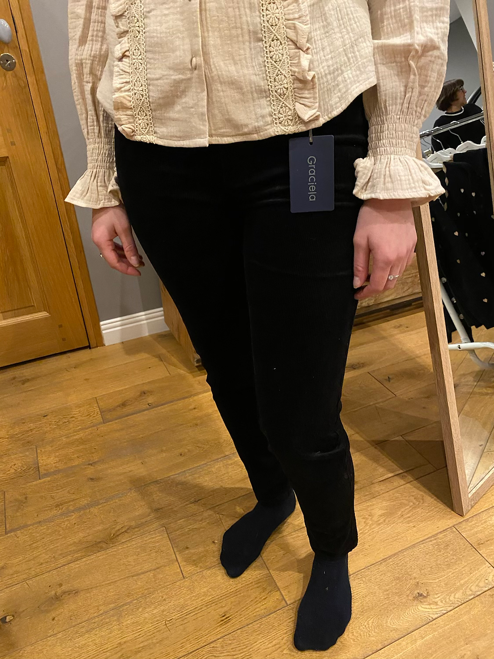 Miniature : Pantalon velours noir 