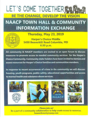 NAACP Town Hall Meeting Tonight, May 23rd