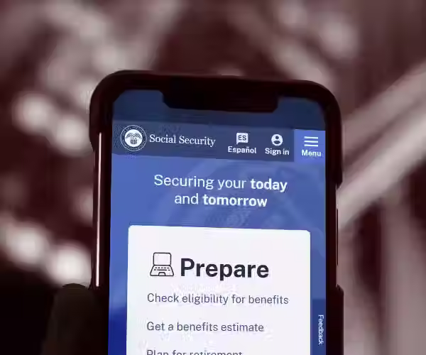 An american flag blowing in the wind