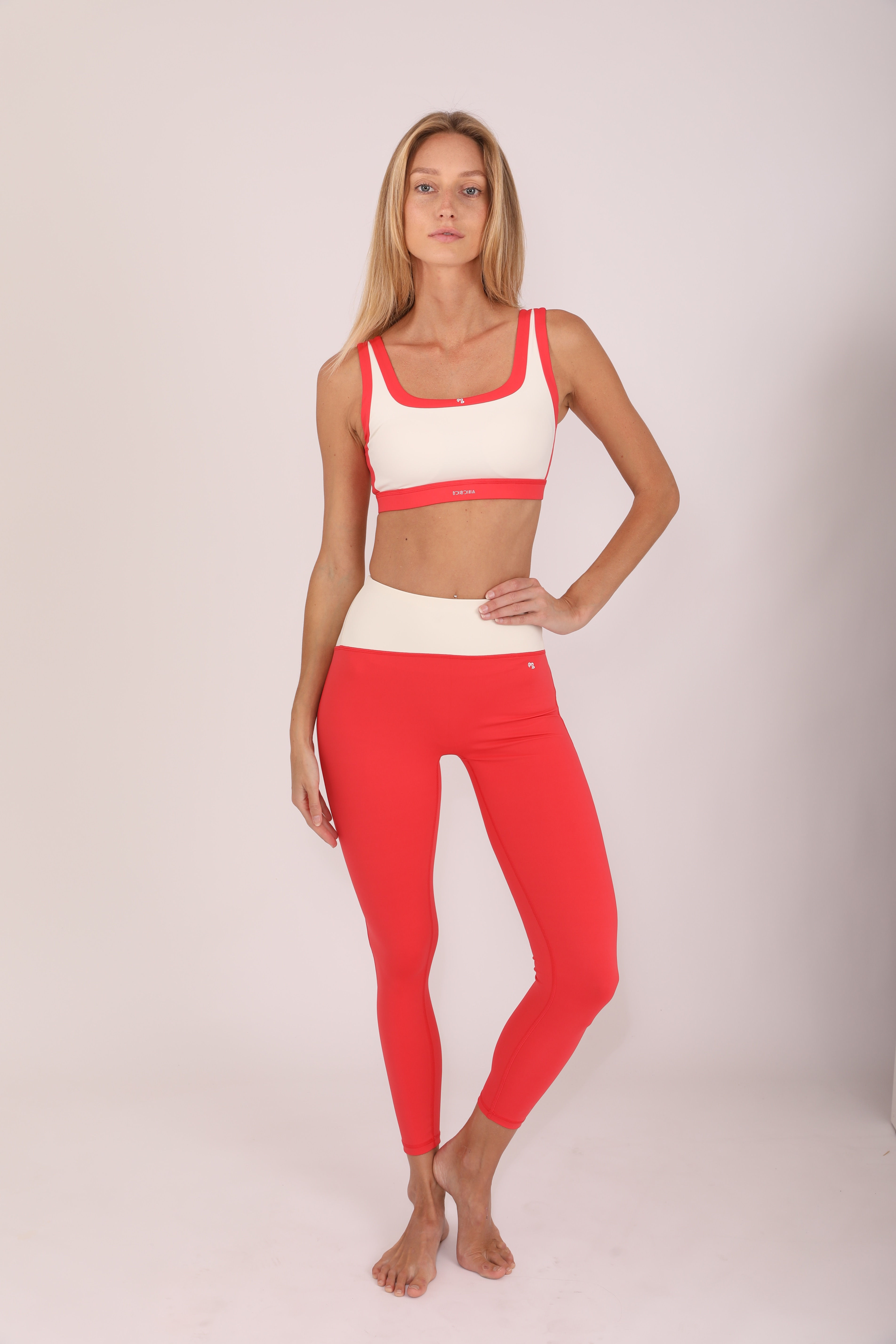 Buttery soft high-waisted seamless activewea Red