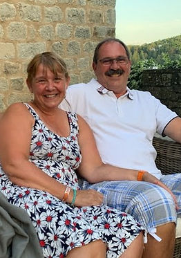 Florence et Pierre Yves Fruleux propriétaire de l'Acampadis chambre d'hôtes à Saint Genest de Beauzon en Ardèche du Sud