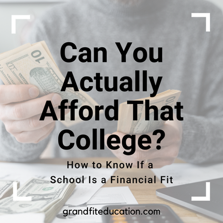 Can You Actually Afford That College? 