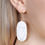 Thumbnail: Natural Oval Stone Earrings
