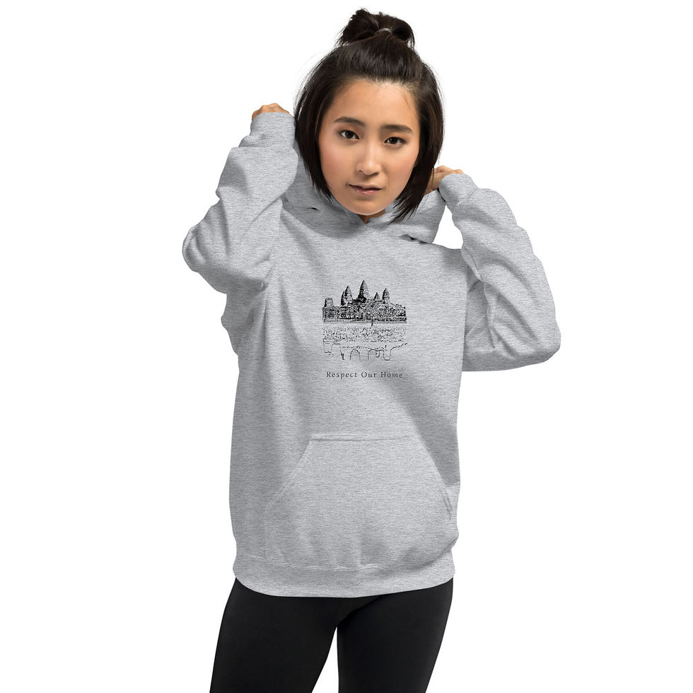 Thumbnail: Women's Cambodia "Respect Our Home" Hoodie