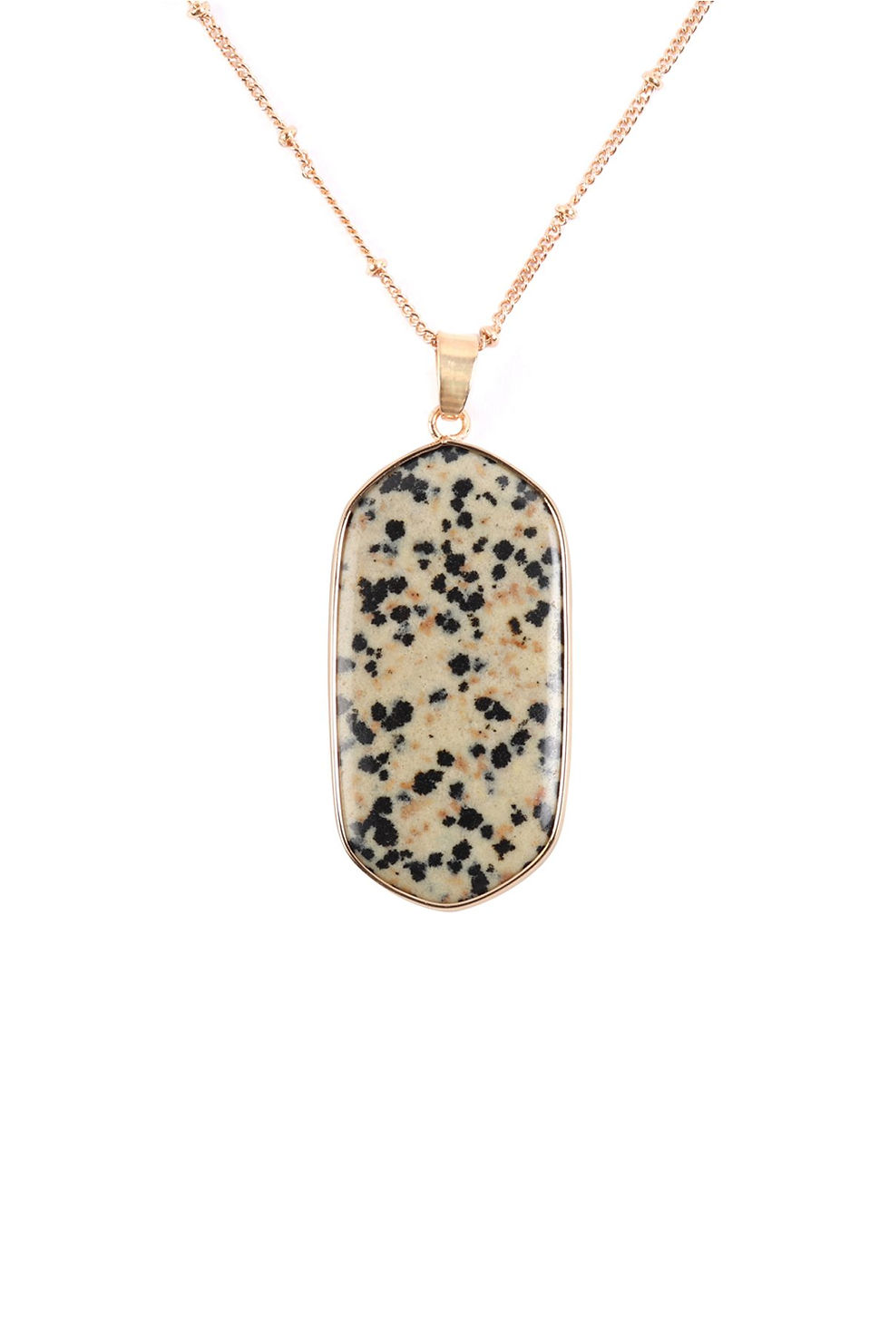 Thumbnail: Hdn3184 - Stone Pendant Charm Necklace