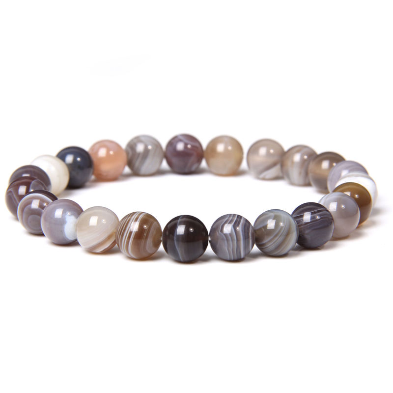 Thumbnail: Elastic Beaded Crystal Chakra Bracelets