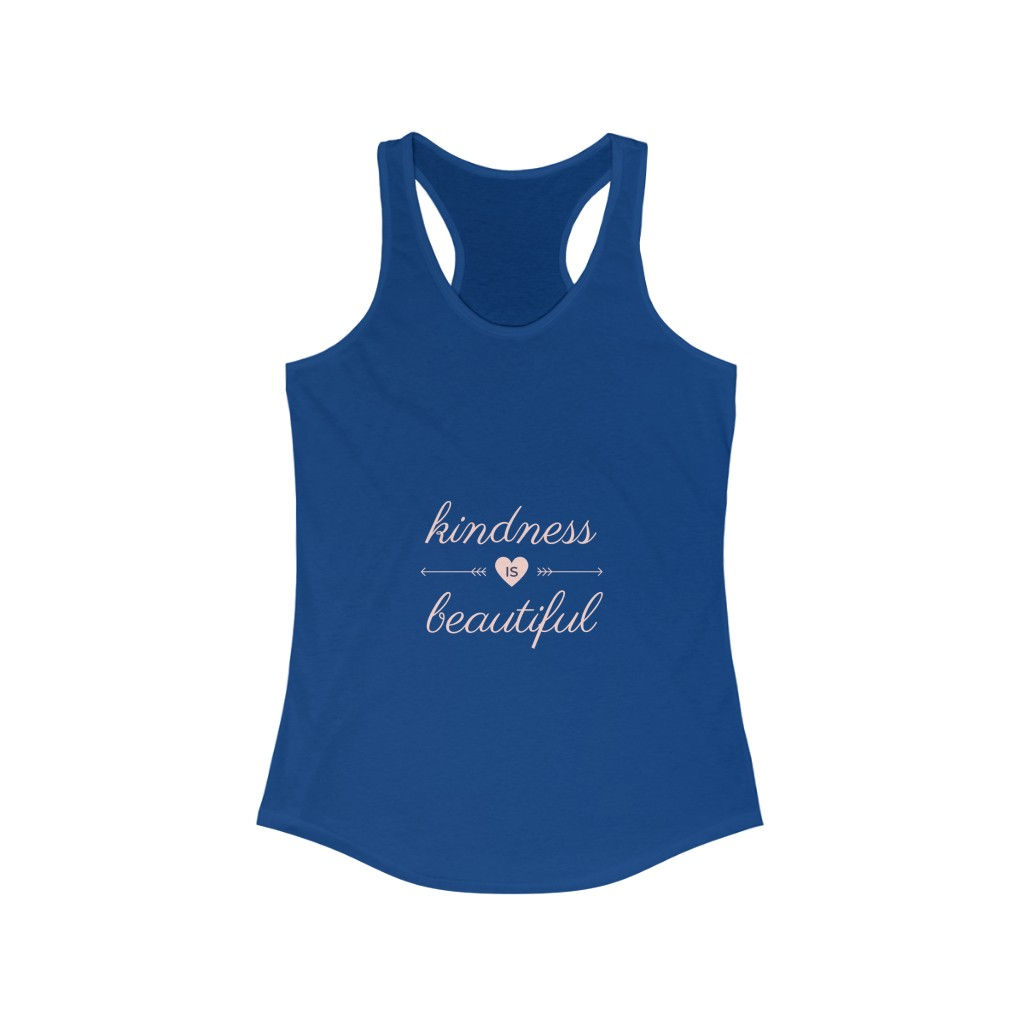 Women's 'Kindness is Beautiful' Racerback Tank