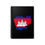 Thumbnail: Cambodia Flag Spiral Notebook - Ruled Line