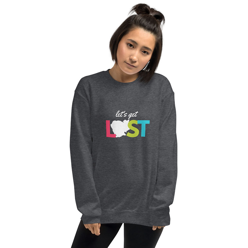 Thumbnail: Women's Cambodia "Lets Get Lost" Sweatshirt