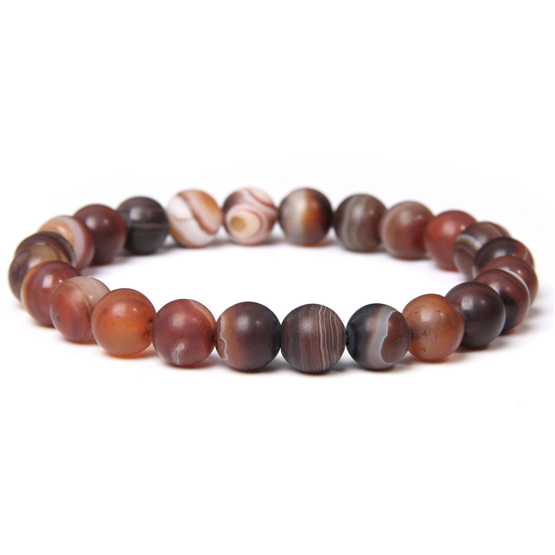 Thumbnail: Elastic Beaded Crystal Chakra Bracelets