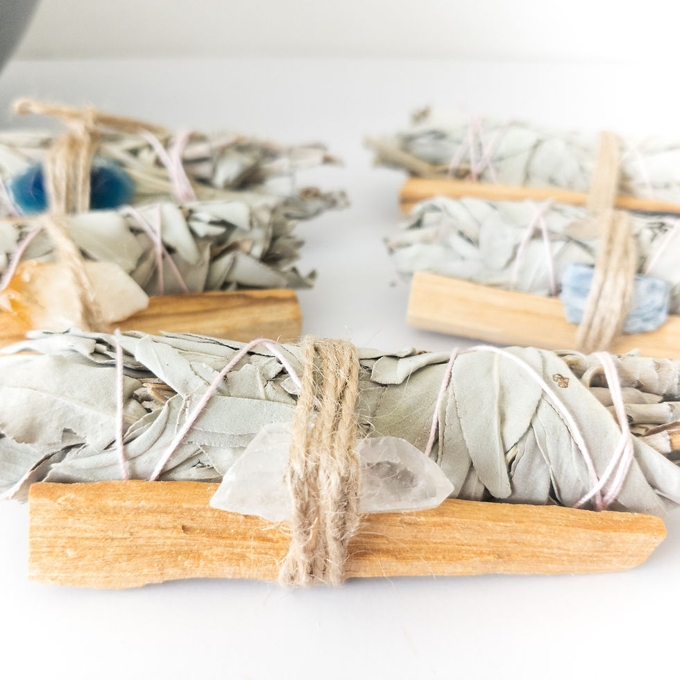 Thumbnail: Palo Santo, Sage & Crystal Smudging Bundle