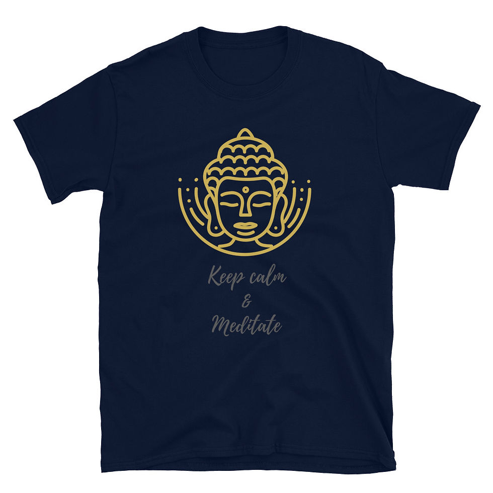 Thumbnail: Women's Keep Calm & Meditate T-Shirt